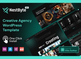 Nestbyte – Creative Agency and Startup WordPress Theme