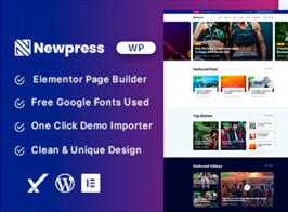 Newpress – Blog Magazine WordPress Theme