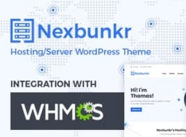 Nexbunker – Hosting/Server WordPress Theme + WHMCS