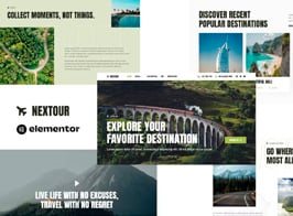 Nextour – Tour Guide & Travel Agency Elementor Template Kit