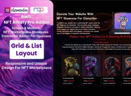 BWD NFT Artisty Pro Addon for Elementor