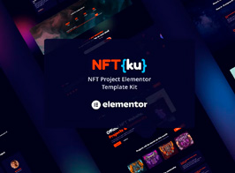NFTKU – NFT Project Elementor Template Kit