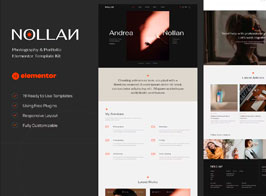 Nollan – Photography & Portfolio Elementor Template Kit