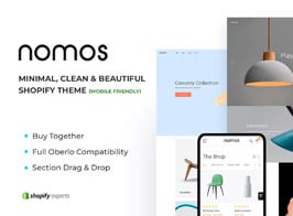 Nomos – Minimal, Clean & Beautiful Shopify Theme
