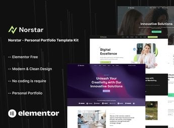 Norstar – Personal Portfolio Template Kit