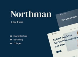 Northman – Law Firm Elementor Template Kit