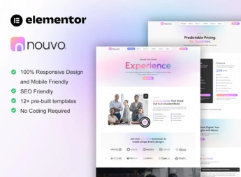 Nouvo – Branding Agency Elementor Pro Template Kit