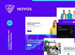 Novos | IT Company & Digital Solutions WordPress Theme