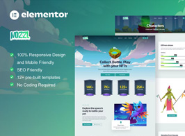 Nozzle – Game NFT Elementor Pro Template Kit