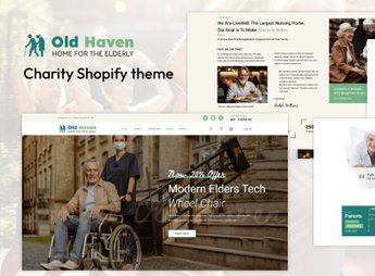 OldHaven – Shopify Store for Old Age Home Medical Equipments