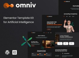 Omniv – AI Artificial Intelligence Elementor Template Kit