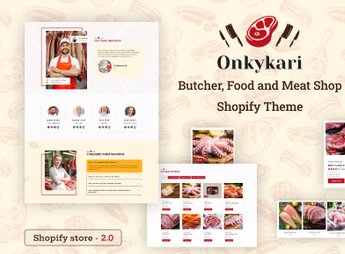 OnkyKari – Butcher, Food Delivery, Meat Shop Shopify Theme