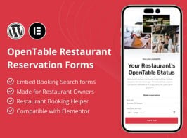 OpenTable Restaurant Reservation Forms for Elementor