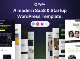 Optix – SaaS & Startup WordPress Theme