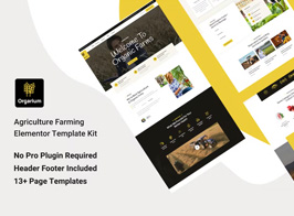 Orgarium – Agriculture Organic Farming Template Kit