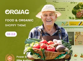 Orgiac – Food & Organic Shopify 2.0 Theme
