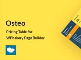 Osteo – Pricing Table for WPbakery Page Builder
