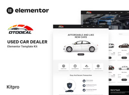 Otodeal – Used Car Dealer Elementor Template Kit