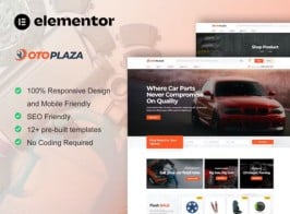 OtoPlaza – Auto Parts Store & Service Elementor Template Kit