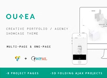 Ourea – Creative Portfolio/Agency WP Theme