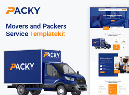 Packy – Packers & Movers Service Elementor Template Kit