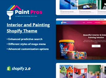 Paintpros – Painting Company Shopify Store