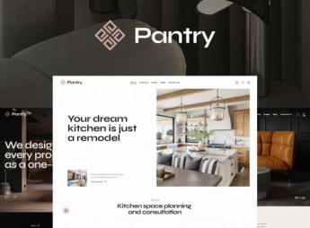 Pantry — Kitchen Cabinets & Furniture WordPress Theme
