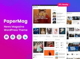 PaperMag – News Magazine WordPress Theme