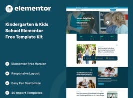 Parees – Kindergarten & Kids School Elementor Template Kit