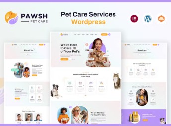 Pawsh – Pet Care Services WordPress Theme