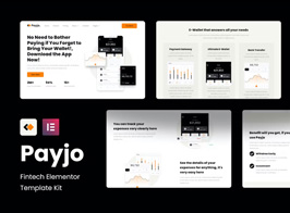 Payjo – Fintech Elementor Template Kit