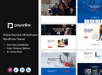 Payonline – Online Payroll & HR Software WordPress Theme