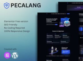 Pecalang – Cyber Security Elementor Template Kit