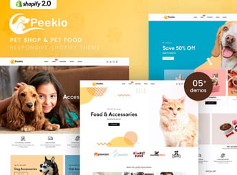 Peekio – Pet Shop & Pet Food Shopify Theme