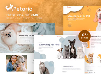 Petoria – Pet Shop & Pet Care Shopify Theme
