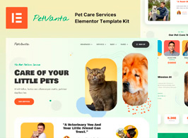 Petvanta – Pet Care Services Elementor Template Kit