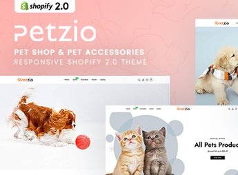 Petzio – Pet Shop & Pet Accessories Responsive Shopify 2.0 Theme