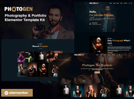 Photogen – Photography & Portfolio Elementor Template Kit