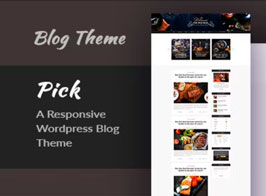 Pick – A Responsive WordPress Blog Theme