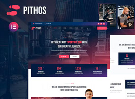 Pithos – Fitness Center & Cloubhouse Elementor Template Kit