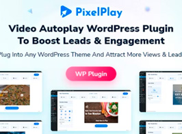 PixelPlay – Video Autoplay And Thumbnail Overlay WordPress Plugin