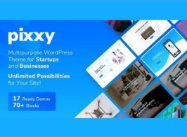 Pixxy – Landing Page WordPress Theme
