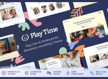 Play Time – Day Care & Kindergarten WordPress Theme