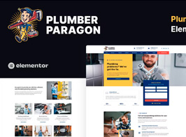 Plumber Paragon – Plumbing Services Elementor Pro Template Kit
