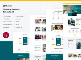 Plumble – Plumbing Services Elementor Template Kit
