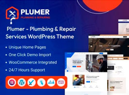 Plumer – Plumbing & Repair Services WordPress Theme