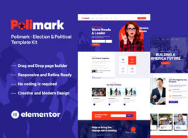 Polimark – Political Campaign & Elections Elementor Template Kit