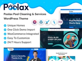 Poolax – Pool Cleaning & Services WordPress Theme