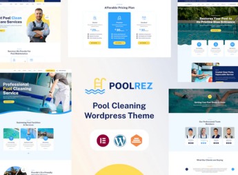 Poolrez – Pool Cleaning WordPress Theme