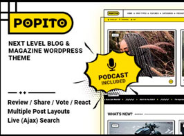 Popito – Blog & Magazine WordPress Theme